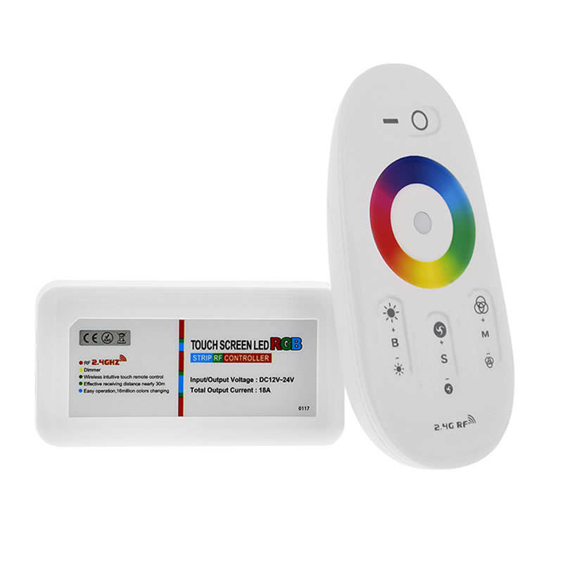 Controlador WiFi RGB-RF + mando táctil
